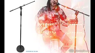 Heavy Duty Weighted Clutch Adjustment Mic Stand w/ Boom by AxcessAbles #HomeStudioAccessories