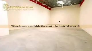 Sharjah / 2000 Sqft warehouse for rent / industrial area 18 / Sharjah real estate / 4K