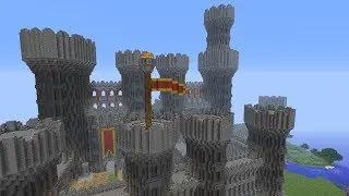 Minecraft Castle Progress Episode 41: Flags and Banners
