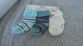 Kuniboo Baby Socks with Turndown 3x 86/92 Unboxing and Test