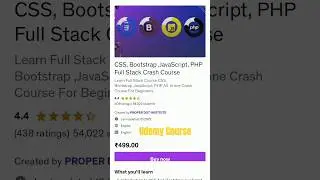 udemy PHP  Course with Certificate #udemycourse #udemy #shortsfeed #shorts