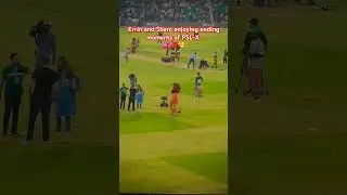 PSL-X Ending Ceremony moments. #Errin #cricket #Sportsworld-k9t #psl2025