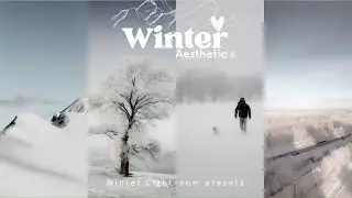 Winter Lightroom preset-3 | How To edit winter snow lightroom | winter preset #lightroom #winter