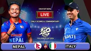 Nepal vs Italy T20 World Cup 17th Match Live Scores & Commentary | Cricfoot Nepal