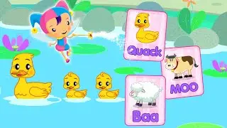 Learn Animal Names and Sounds with Cherry Berry | Video for Kids | Learning Video