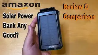 Amazon Solar Power Bank any good? Unboxing, Review, & Comparison