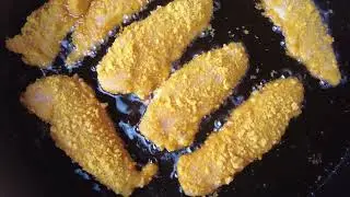 Homemade Chicken Strips and Honey Mustard From Scratch