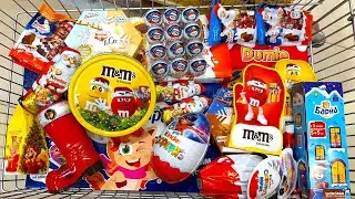 Конфеты и Сладости 😎 Мега Шоппинг! Kinder Maxi, Chocolate, Cookies, M&M's.Shopping a lot of candy