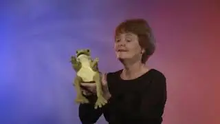 Marionnette &agrave; main Grenouille rigolote 3033 Folkmanis Funny Frog
