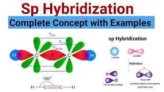 SP hybridization || Basics of chemical bonding ||XI || XII || Urdu || Hindi   by mschemistry,