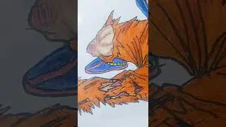Drawing Goku From Dragon Ball z #shorts #art #art #doms #drawing #viral #goku #colour #dragonball