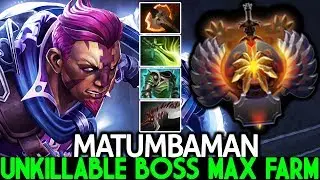 MATUMBAMAN [Anti Mage] Unkillable Boss Max Farming Pro Gameplay 7.24 Dota 2