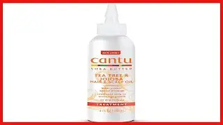 Great product -  Cantu Tea Tree & Jojoba Hair & Scalp Oil with Shea Butter, 6 fl oz
