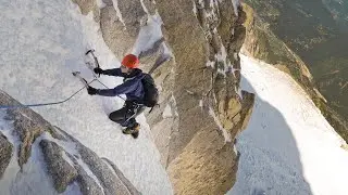 Chere Couloir, Chamonix - Alpine Ice Climbing