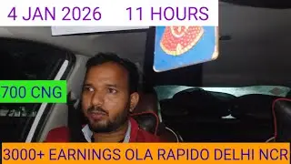Ola Uber rapido delhi ncr information Taxi driver #delhi #olauberincome #viralvideo #12hoursshift 