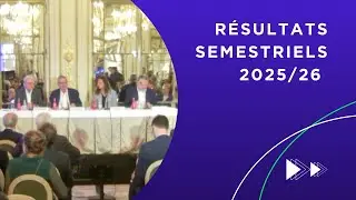 Résultats semestriels 2025/26