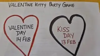 Kitty party games for ladies/Valentine Party Games/Lucky games/One minute games/Kitty party games/