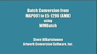 Converting from MAP001 to E5 1296 AMK