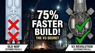 Starship V3: The Asymmetrical Design That Slashed SpaceX Build Times by 75%
