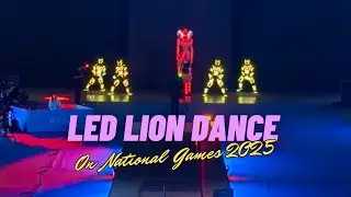 LED Lion Dance Performance on National Games 2025