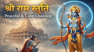 श्री राम स्तुति | Peaceful & Calm Chanting | Ram Naam Jap for Peace & Positivity 🙏🌸