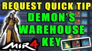 MIR4 - Demon's Warehouse Key - Руководство по краже ключа от склада! Запросите краткое руководство!