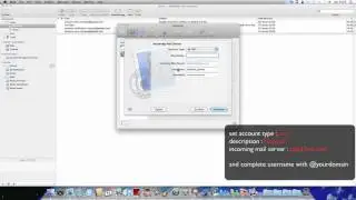 Configure hotmail with mail on Mac.