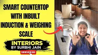 China Style Smart Countertop 🔥 Inbuilt Induction + Digital Weighing Scale World&rsquo;s Smartest Kitchen