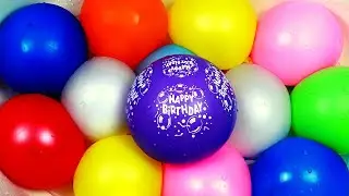 Birthday Balloons Popping and Color Balloons Blast | Funny Balloon Show