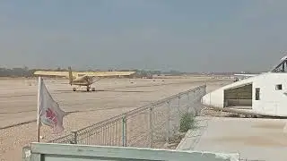 4x agp מטוס נשר השחור ממריא במנחת תימן ליד עצים 