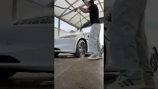 Clean my Tesla #tesla #electriccar #cleaning #car #memes #humor