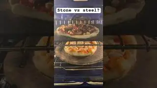 Does the Stone or steel make better homemade pizza crust? #shorts #asmr