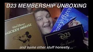 D23 Membership Unboxing!