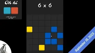 Oh hi Daily Puzzles - September 18 2025