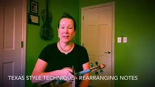 Texas Style Technique - Rearranging Notes