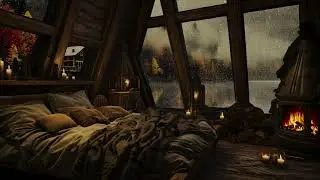 ⚡ASMR | Instant Stress Relief and Quick Sleep Induction with Heavy Rain and Thunder Sounds 🌧️