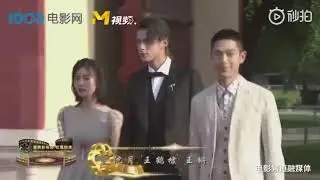 Dylan Wang and Shen Yue on Red Carpet