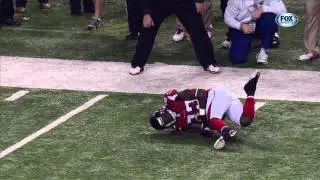 Jim Harbaugh (49ers coach) freaks out after being denied challenge 1/20/12