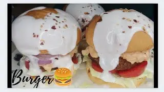 Chicken burger recipe restaurant style 😋by Ruby's cooking passion ❤️