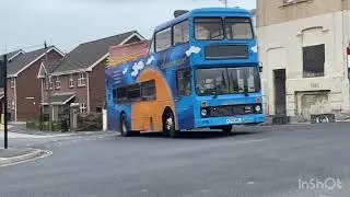 Isle of Wight classic bus running weekend and southern vectis modern day buses 11-10-25 