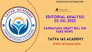 Karnataka Draft bill on FAKE NEWS