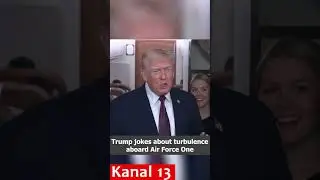 Trump jokes about turbulence aboard Air Force One