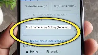road name area colony (required) | road name area colony kya hota hai | road name area colony matlab