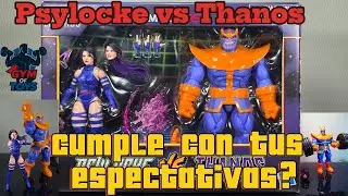 PSYLOCKE Y THANOS Marvel Gameverse two pack.