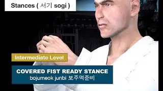 Taekwondo - Covered Fist Ready Stance ( 보주먹준비 bojumeok-junbi )