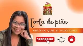 RECETA Torta de piña volteada