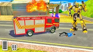 Juegos de Carros - Firefighter Robot Transformes - Video Juegos de Robot Transormers