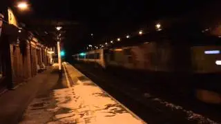 5q58 rail ops group 37884 and 375 unit at Melton mowbray working 5q58 acton lane to derby