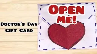 Easy Doctor&rsquo;s Day Gift Ideas/Doctors Gift 2022/Beautiful White Paper Doctor&rsquo;s Day Card/Card Ideas