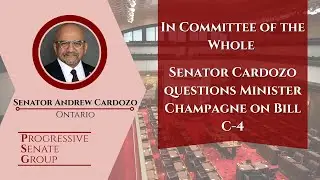 Senator Cardozo questions Minister Champagne on Bill C-4 - June 17, 2025 (English feed)